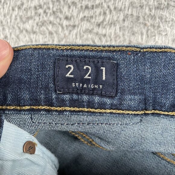 Lucky Brand 221 Jeans Mens 36x30 Straight Leg Dark Wash Denim - Picture 4 of 10